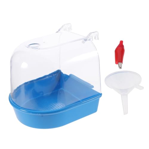 BESPORTBLE 3 Stücke Vogel Badewanne Box Vogel Dusche Becken Papagei Badewanne Sicher Material Vogel Farbe Trichter Enthalten von BESPORTBLE