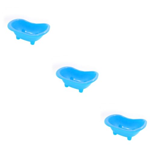 BESPORTBLE Badewanne Kleintier 3st Hamster Badewanne Kleintierbadebecken Badewanne Für Haustiere Hamsterbadewanne Blue Badewanne Ratte von BESPORTBLE