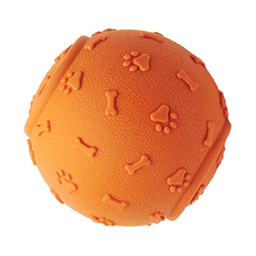 BESPORTBLE 3st Kauspielzeug Für Hunde Unverwüstliches Hundespielzeug Interessantes Hundespielzeug Kleines Welpenspielzeug Kauspielzeug Für Haustiere Tragbares Welpenspielzeug Gummi Orange von BESPORTBLE