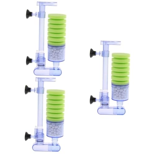 BESPORTBLE 3st Wasser-biofilter Aquarienwasserfilter Unterwasserfilter Für Aquarien Schwammfilter Doppelter Schwamm Aquarium Pumpe Biochemischer Schwamm Aquariumfilter Filter Für Fischbecken von BESPORTBLE