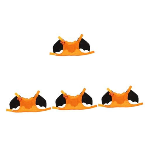 BESPORTBLE 4 Stück Fledermausgeschirr für Haustiere Halloween Kostüm Haustierzubehör Dog Christmas Costume Dog Christmas Outfit Haustier Hund Fledermaus Bekleidung Katze-Hund- Stoff von BESPORTBLE