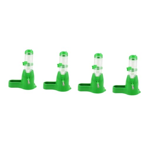 BESPORTBLE 4 Stück Hamster-Entferner Hamster wasserspender Hamster trinkflasche nager trinkflasche Futterautomat für Haustiere Hamsterfutter Futterautomat für Hamster Green Wiederverwendbar von BESPORTBLE