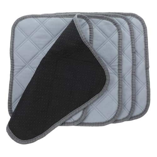 BESPORTBLE 4 Stück Hamster-PIPI-pad Bettwäsche Für Meerschweinchen Futter Für Meerschweinchenkäfige Bettwäsche Aus Meerschweinchen-Fleece Hasen-PIPI-pad Töpfchen Trainingsmatte Grey Baumwolle von BESPORTBLE