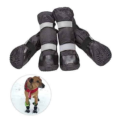 BESPORTBLE 4 Stück Haustier-Hundeschuhe Hundestiefel Stiefel für Hunde Regenstiefel LED-Licht für Aquarien Allzweckstiefel Schuhe für Hunde Dog Shoes Hunde Schuhe Haustierschuhe von BESPORTBLE