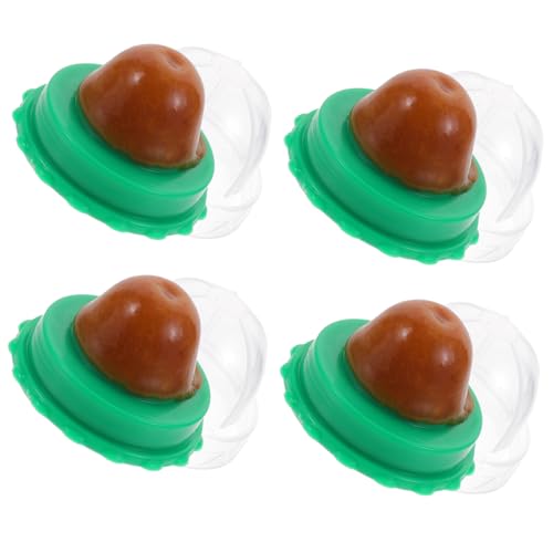 BESPORTBLE 4 Stück Katzenbonbons Katzenminze-Ball-Snack-süßigkeit Zahnreinigung, Zahnmedizinisches Katzenspielzeug Katze Leckt Katzenminze Wandball Leckspielzeug Für Katzen Katzenzucker Green von BESPORTBLE