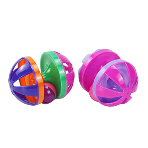 BESPORTBLE 4 Stück Katzenglocken-Ballspielzeug Katzenspielzeug zur Bereicherung interaktive Katze sankastenspielsachen funnytoys cat Toys Fun Toy Ballspielzeug für Katzen Pet-Ball- von BESPORTBLE