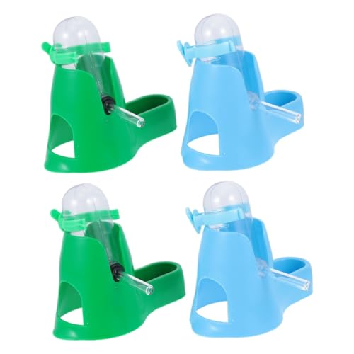 BESPORTBLE 4 Stück Trinkbrunnen für Hamster Chinchilla-Wasserflasche Wasserflasche für Welpen Hamster wasserspender Hamster trinkflasche Wasserflaschenkrug wasserkocher Blue Wiederverwendbar von BESPORTBLE