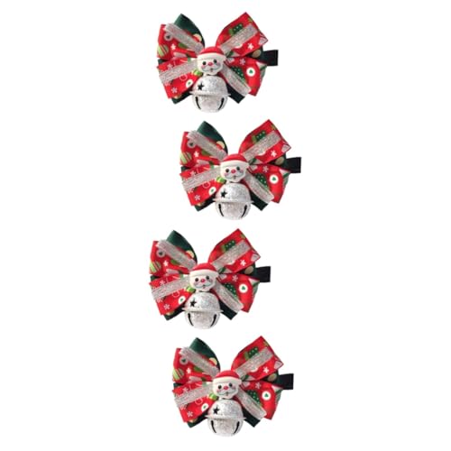 BESPORTBLE 4 Stück Weihnachtshalsband Partyzubehör Haustier Fliege Schleife Halsband Haustier Halskette von BESPORTBLE