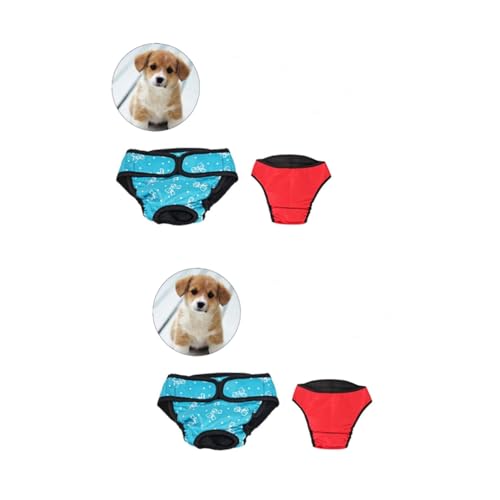 BESPORTBLE 4 Stück Windeln für Hunde hundewindel Hunde Unterhose Hunde inkontinenzhose Hundehöschen Hunde windel Dog Diapers Welpenwindeln Hundephysiologische Hosen Haustierwindeln von BESPORTBLE