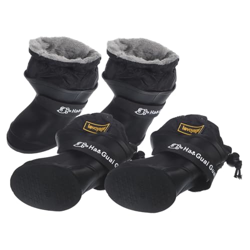 BESPORTBLE 4 Stück wasserdichte Haustier Regenstiefel Hundeschuhe wasserdichte Regenschuhe Hunde Regenschuhe wasserdichte Haustier Schuhe Outdoor Schuhe Für Haustier Hundeschuhe von BESPORTBLE