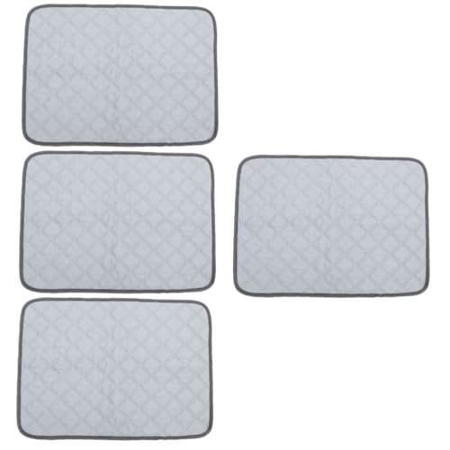 BESPORTBLE 4 Stück wasserdichte Matte Für Haustiere Waschbares Hamsterpad Chinchillakäfig Trainingsmatte Für Welpenkisten Hasenbettwäsche Liner Saugfähige Unterlage Meerschweinchen Polyester von BESPORTBLE