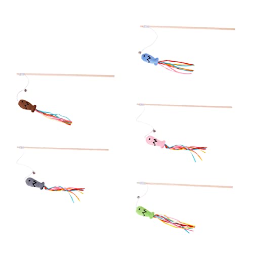 BESPORTBLE 5 Stück Band Teaser Stick Ball Spielzeug Katze Angelrute Spielzeug Katzenzähne Reinigungsspielzeug Fischspielzeug Katzenspielzeug Katzentrainer Zauberstab Katzenstick Spielzeug BESPORTBLE 5 Stück Band Teaser Stick Ball Spielzeug Katze Angelrute Spielzeug Katzenzähne Reinigungsspielzeug Fischspielzeug Katzenspielzeug Katzentrainer Zauberstab Katzenstick Spielzeug von BESPORTBLE