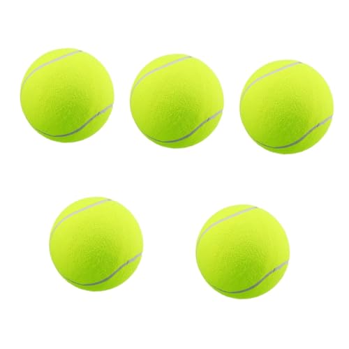 BESPORTBLE 5 Stück Haustier Tennisball Aufblasbare Tennisbälle Riesiger Ball Für Haustierball Zum Spielen Großer Tennisball Haustier Kauspielzeug Hund Backenzahnspielzeug Riesiger von BESPORTBLE