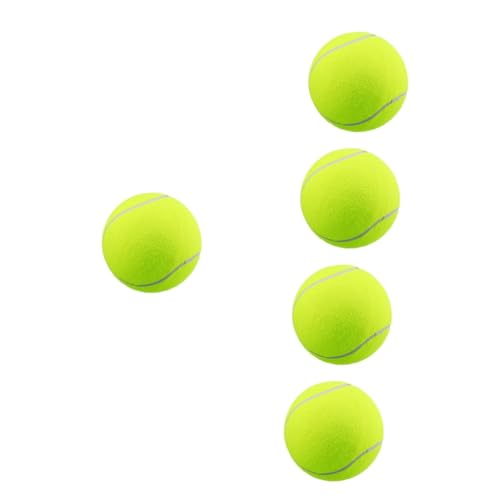 BESPORTBLE 5 Stück Haustier Tennisball Haustier Spielzeug Sport Party Dekorationen Tennisball Dekorationen Aufblasbarer Ball Für Zuhause Leichter Aufblasbarer Ball Aufblasbare von BESPORTBLE