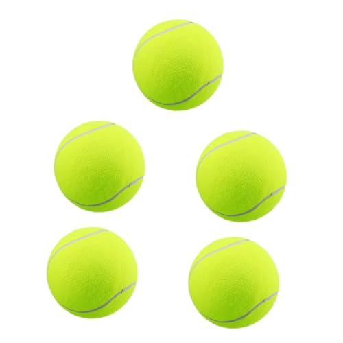 BESPORTBLE 5 Stück Haustier Tennisball Hunde Backenzahn Spielzeug Aufblasbarer Ball Für Zuhause Aufblasbare Bälle Für Haustier Riesiger Tennisball Tennisball Dekorationen von BESPORTBLE