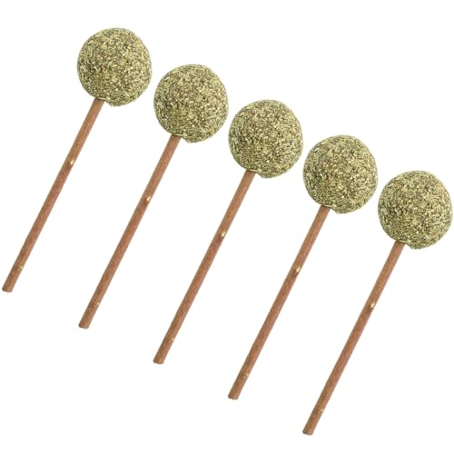 BESPORTBLE 5 Stücke Backenzähne Bar Für Kätzchen Für Katzen Kätzchen Molaren Stick Pet Teasing Lollipop Katze Ball Katze Mint Ball von BESPORTBLE