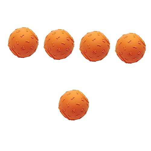 BESPORTBLE 5St Kauspielzeug für Hunde Quietschendes Welpenspielzeug tragbares Welpenspielzeug Interactive Dog Toys Hunde spielsachen quietschendes molares Spielzeug Welpe Backenzahn Kugel von BESPORTBLE