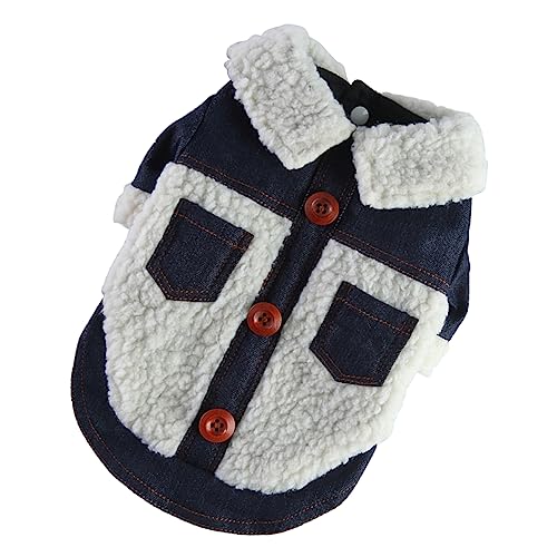 BESPORTBLE 5St Kleidung für Haustiere Warmer Mantelanzug für Haustiere Winterjacke für Hunde winterhundemantel hundewintermantel warme Welpenkleidung warmes Haustierkostüm Polyester Beige von BESPORTBLE