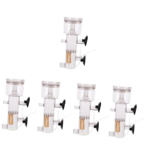 BESPORTBLE 5st Eiweißabschäumer Skimmer Für Aquarien Fischglas Aus Glas Luftsteine ​​für Aquarien Eiweißreinigungskimmer Filter Werkzeug Zur Reinigung Von Aquarien Riff Mini Glasfische Acryl von BESPORTBLE