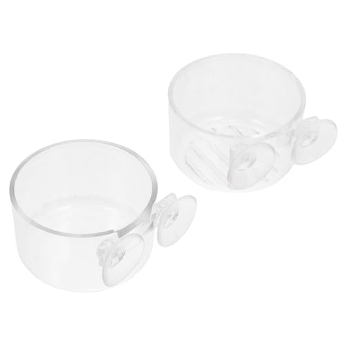 BESPORTBLE 3sets Aquarium Zubehör Kunststoff Fisch Feeder Cups Stabiler Für Süßwasser Aquarien 2 Stücke * 3 von BESPORTBLE