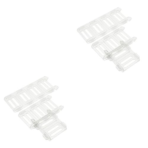 BESPORTBLE 6 STK Hamster-Spielzeug Hamsterrampenleiter Igelleiter Kleine Kletterleiter Für Haustiere Meerschweinchenrampe Für Käfig Hamster-kletterbrücke Haustierkäfigleiter Acryl Transparent von BESPORTBLE