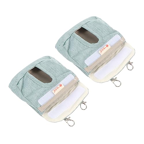 BESPORTBLE 6 STK Kleidersack Hasen zubehör hasenzubehör Hasen heuraufe Heuhalter Chinchilla-Aufbewahrungshalter Guinea-Tasche Futterbeutel für Kaninchen meerschweinchen Tasche Stoff Blue von BESPORTBLE