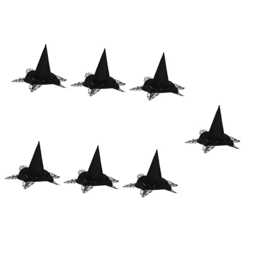 BESPORTBLE 7 STK Kleidung für Haustiere Haustier-Halloween-Mantel Mini-Hexenhut für Haustiere Halloween Costume Halloween kostüme Haustierzubehör Hundemütze Haustier-Halloween-Dekoration von BESPORTBLE