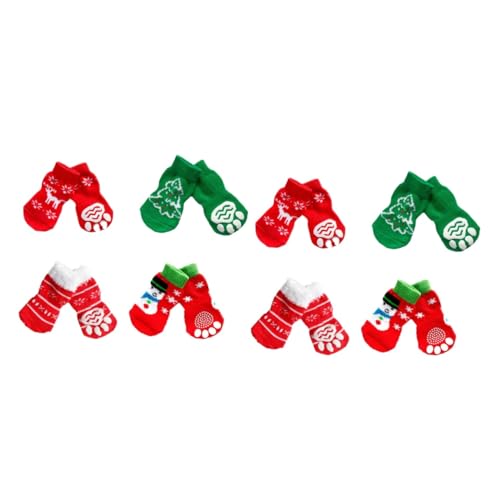 BESPORTBLE 8 Paar Weihnachts Haustiersocken Haustier Baumwollsocken Katzensocken Hundesocken Hundesocken von BESPORTBLE