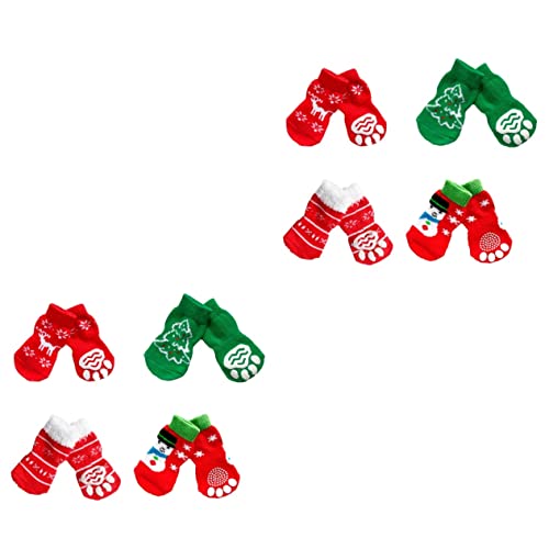 BESPORTBLE 8 Paar Weihnachts Haustiersocken Hundesocken Hundesocken Haustier Baumwollsocken Katzensocken von BESPORTBLE