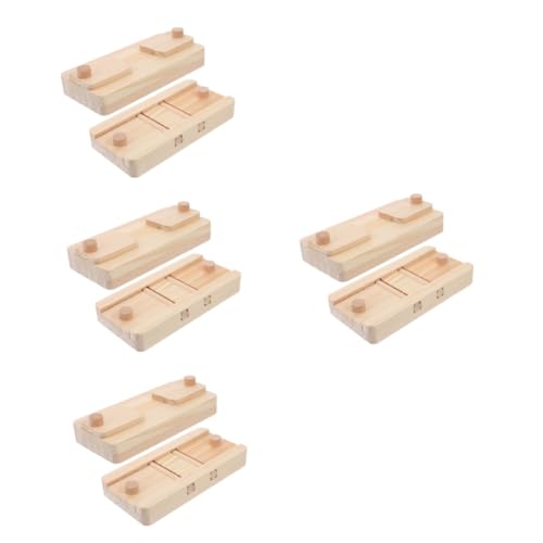 BESPORTBLE 8 STK Futterspielzeug aus Holz Hamster Spielzeug Tierpuzzle Hamsterkäfigverzierung Hasenspielzeug Lebensmittelspielzeug vogelfutter Hamster Futter verstecken Spielzeug Kiefernholz von BESPORTBLE