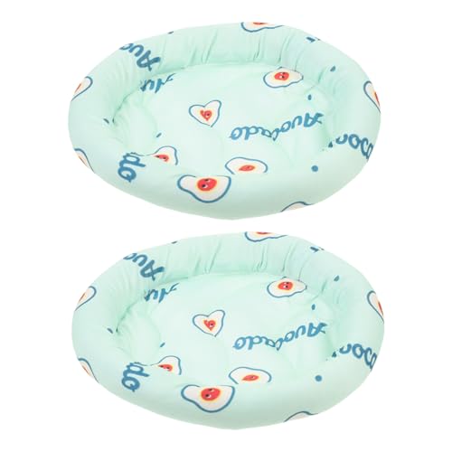 BESPORTBLE 8 STK Hamster Pad Igelbettwäsche gepolsterte Bodenmatte Hasenmatte Bettmatte kühlmatte Hamster kühlpads mats Bodenbelag für kleine Haustiere meerschweinchen Bett PP Baumwolle Green von BESPORTBLE