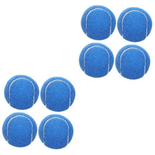BESPORTBLE 8 STK Haustier-Tennis Hundetrainingsspielzeug Sportspielzeug kleine Bälle für Hunde Interactive Dog Toys Dog chew Toy dogball Mehrzweck-Welpenspielzeug Hundezugspielzeug Gummi Blue BESPORTBLE 8 STK Haustier-Tennis Hundetrainingsspielzeug Sportspielzeug kleine Bälle für Hunde Interactive Dog Toys Dog chew Toy dogball Mehrzweck-Welpenspielzeug Hundezugspielzeug Gummi Blue von BESPORTBLE