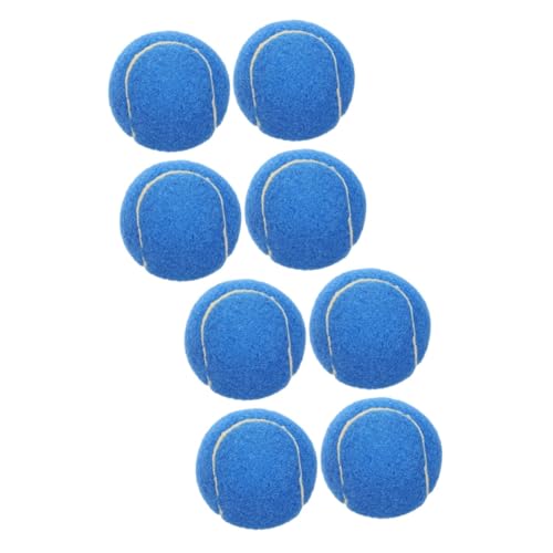 BESPORTBLE 8 STK Haustier-Tennis Quietschende Tennisbälle für Hunde Mehrzweck-Welpenspielzeug Interactive Dog Toys Dog chew Toy Hundezugspielzeug Interaktives Spielzeug für Hunde Gummi Blue von BESPORTBLE