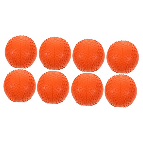 BESPORTBLE 8 STK Hundeball aus Gummi Dog chew Toy hundekauspielzeuge hundenapf Set Kauspielzeug für Hunde Hundebälle für mittelgroße Hunde Gummibälle für Hunde schwimmendes hundespielzeug von BESPORTBLE