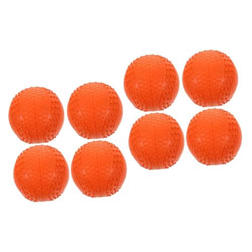 BESPORTBLE 8 STK Hundeball aus Gummi Hundekauspielzeug für Welpen Outdoor-Hundespielzeug Ball für Hund Welpenball Dog chew Toy hundekauspielzeuge Dog Toy Gummibälle für Hunde Hundebälle klein von BESPORTBLE