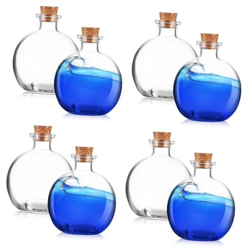 BESPORTBLE 8 STK Treibende Flasche Terrarienglas Pflanzenterrarium Mikrolandschaft Terrarium Hochzeitsbevorzugungsgläser Hydrokulturpflanzen Terrarium Pflanze Terrarium Glas Terrarienbehälter von BESPORTBLE