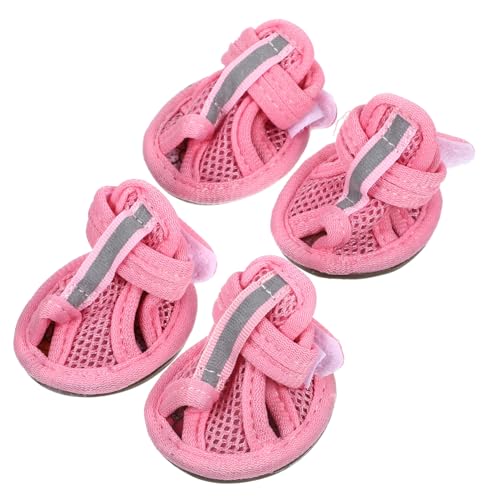 BESPORTBLE 8 STK Hundesandale Schwimmbad Sandalen für Welpen Sneaker Sandalen für Hunde klein dfcdcoo Hunde Schuhe hundeschuhe Dog Shoes Pfote Hundebetten Haustierschuhe Haustier-Sandale Rosa von BESPORTBLE