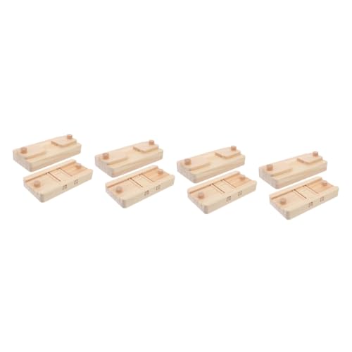 BESPORTBLE 8 Teiliges Futterspielzeug Aus Holz Für Hamster Leckerlis Für Hamster Käfigspielzeug Für Haustiere Leckereien Versteckspielzeug Hamsterspielzeug Hamsterfutter von BESPORTBLE