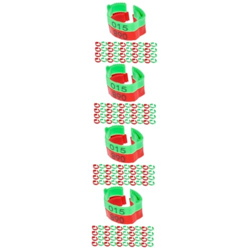 BESPORTBLE 800 STK Hahnzubehör Hahnbeinringe Markierungsringe für Geflügelbeine Geflügelmarkierungsschnalle Geflügel-Fußkettchen Markierungsring für Geflügel Geflügelfüße Ringe Plastik von BESPORTBLE