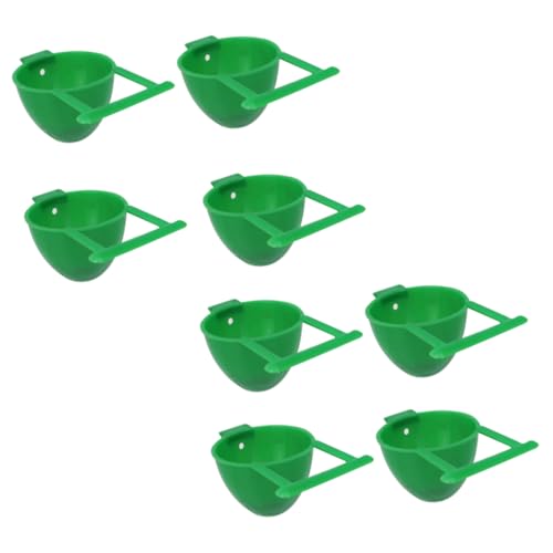 BESPORTBLE Vogelfutterbehälter 8pcs Papagei Feeder Barsch für Kanarienvogel Finken von BESPORTBLE