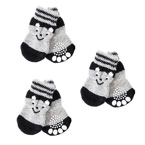 BESPORTBLE 9 Paare hundeschuh socken Haustierfuß Welpensocken Haustiersocken Paws pfotenschutz Schuhe für hundepfoten sockenschuhe rutschfeste Socken Heimtierbedarf Socken für Hund Baumwolle von BESPORTBLE