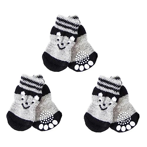 BESPORTBLE 9 Paare hundeschuh socken Pfotenschützer für Haustiere Anti-Welpen-Socken Haustierfuß Paws pfotenschutz Schuhe für hundepfoten sockenschuhe Socken für Hund Heimtierbedarf Baumwolle von BESPORTBLE