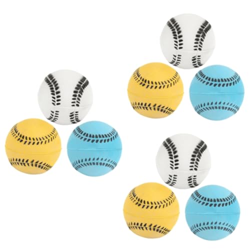 BESPORTBLE 9 STK Gummiball für Haustiere Interactive Dog Toys interaktiver hundeball hundenapf Set Hundebälle Backenzahnkugeln für Hunde Spielzeug tragbare Welpenbälle Hunde Apportierball von BESPORTBLE