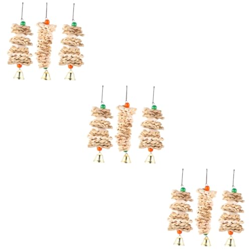 BESPORTBLE 9stücke Vögel Spielzeug Aus Naturholz Hängendes Kau-Spielzeug Für Papageien Und Sittiche Robustes Käfig-zubehör Mit Aufhängehaken Fördert Spiel Und Kautätigkeit BESPORTBLE 9stücke Vögel Spielzeug Aus Naturholz Hängendes Kau-Spielzeug Für Papageien Und Sittiche Robustes Käfig-zubehör Mit Aufhängehaken Fördert Spiel Und Kautätigkeit von BESPORTBLE