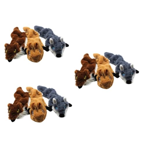 BESPORTBLE 9 STK Geräuschspielzeug für Haustiere interaktives Spielzeug Animal Toys Plush Toy Hunde Schnuller Spielzeug knisterndes Hundespielzeug Kauspielzeug für Welpen Haustierzubehör von BESPORTBLE