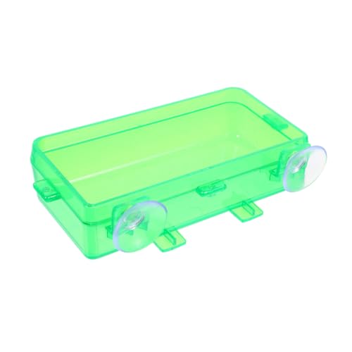 BESPORTBLE Anti-Flucht-futterspender Für Reptilien Bartagame Wasserschale Herbst-schlangenbecher Zubehör Für Eidechsentanks Bartagame Futternapf Chamäleon-futterbecher Light Green Plastik von BESPORTBLE