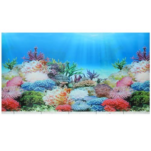 BESPORTBLE Aquarium-Hintergrund Deckel Luft Lieferungen Film Aquariumabdeckung Halter Vinyl Sticker Vinyl Aufkleber vinylsticker Aquarium-Poster Wanddekoration für Fischbecken Aquarium haftet von BESPORTBLE