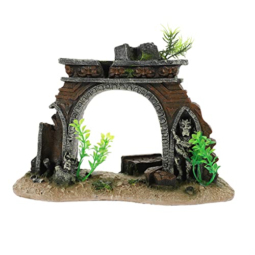 BESPORTBLE Aquarium Ornament Aquarium Landschaft Statue Aquarium Landschaftsbau Statue Harz Handwerk Sicher für Fische von BESPORTBLE