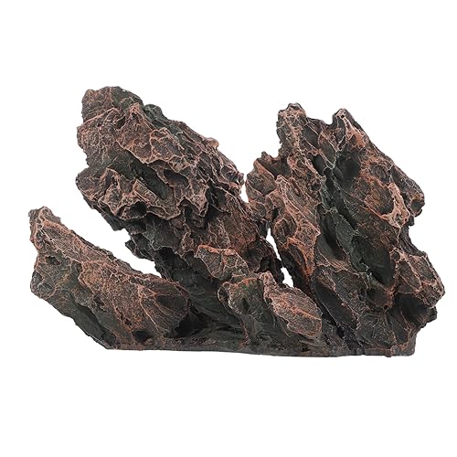 BESPORTBLE Aquarium Rock Dekoration Schildkröte Ruhedock Halter Dekoration Für Aquarium Aquarien-steingartenverzierung Bausatz Leiter Für Reptilienbecken Steindekor Für Aquarien Tank Harz von BESPORTBLE