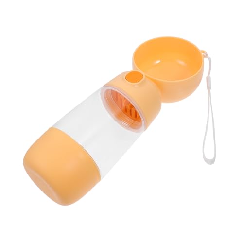 BESPORTBLE Aufbewahrungsbecher Für Hundefutter Wasserflasche Multifunktionale Tränke Für Haustiere Hunde Trinkflasche Wasserspender Für Hunde Hund Wasserbehälter STK Orange von BESPORTBLE